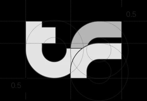 techniflows 로고 그리드 다이어그램
