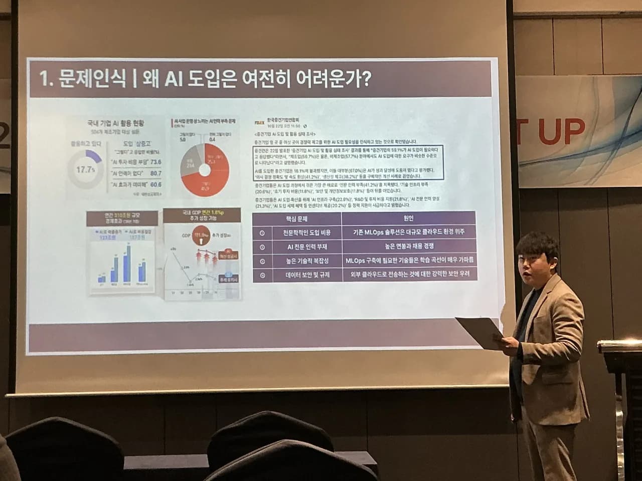 테크니플로우즈, 대전지식재산센터 IP창업클럽에서 'AI 도입의 해답'을 제시하다! 🎤
